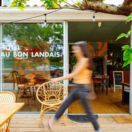 Hotel Auberge Au Bon Landais - Surf Hotel Et Guinguette Biscarrosse-Plage